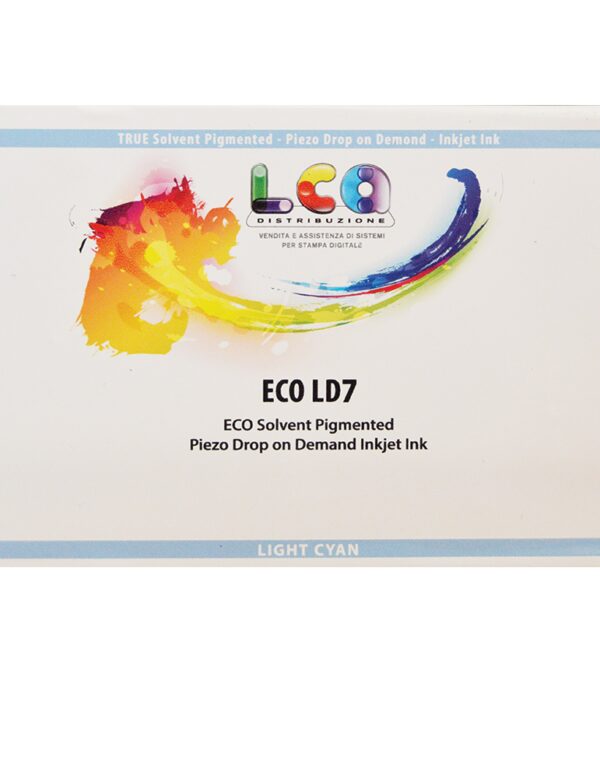 Cartuccia EcoSolvente LD7 - Light Ciano